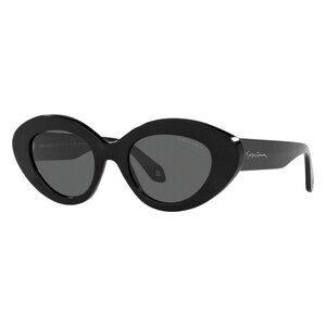 New GIORGIO ARMANI Black Cat Eye AR8188 5875B1 Sunglasses Women
